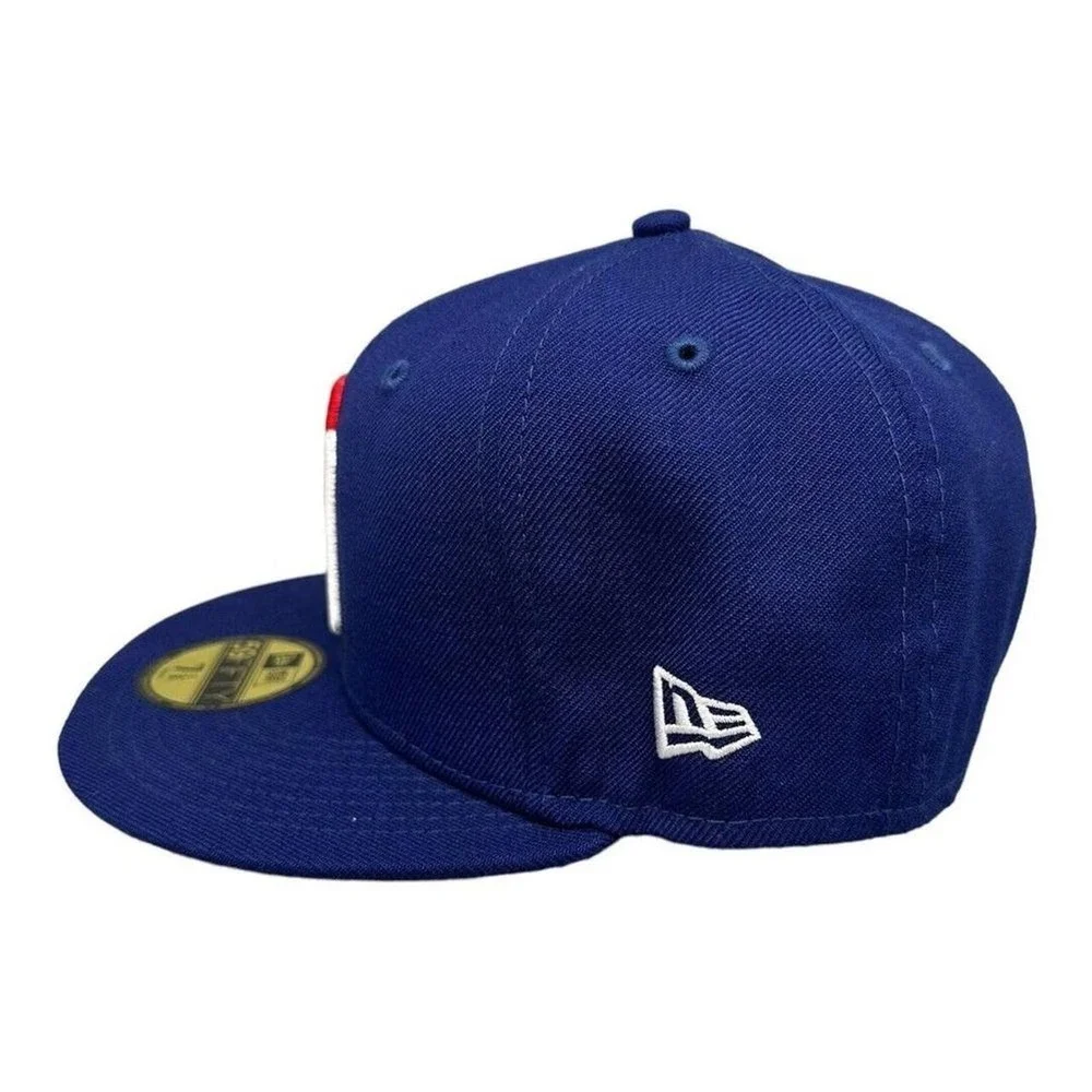 New Era Dominican Republic World Baseball Classic 59FIFTY Fitted Hat Blue 7 1/8
